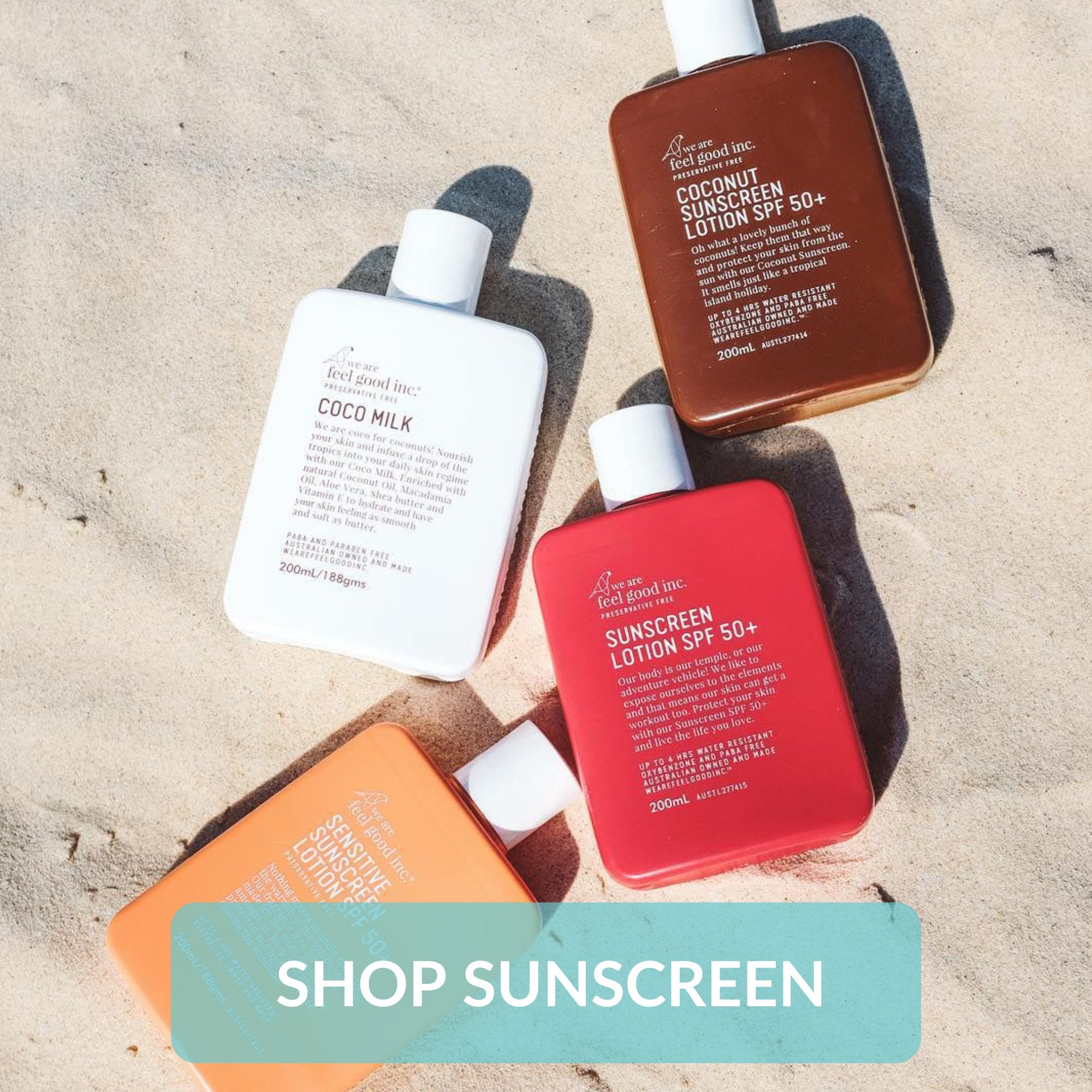 WE ARE FEEL GOOD INC SUNSCREEN