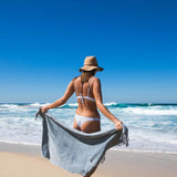 Stonewash Turkish Towel – Grey