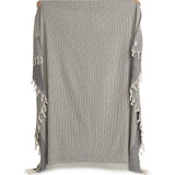 Ozoola diamond family beach blanket in deep blue