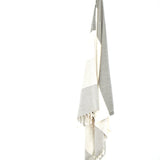 Ozoola Johnny Turkish beach towel in natural hanging