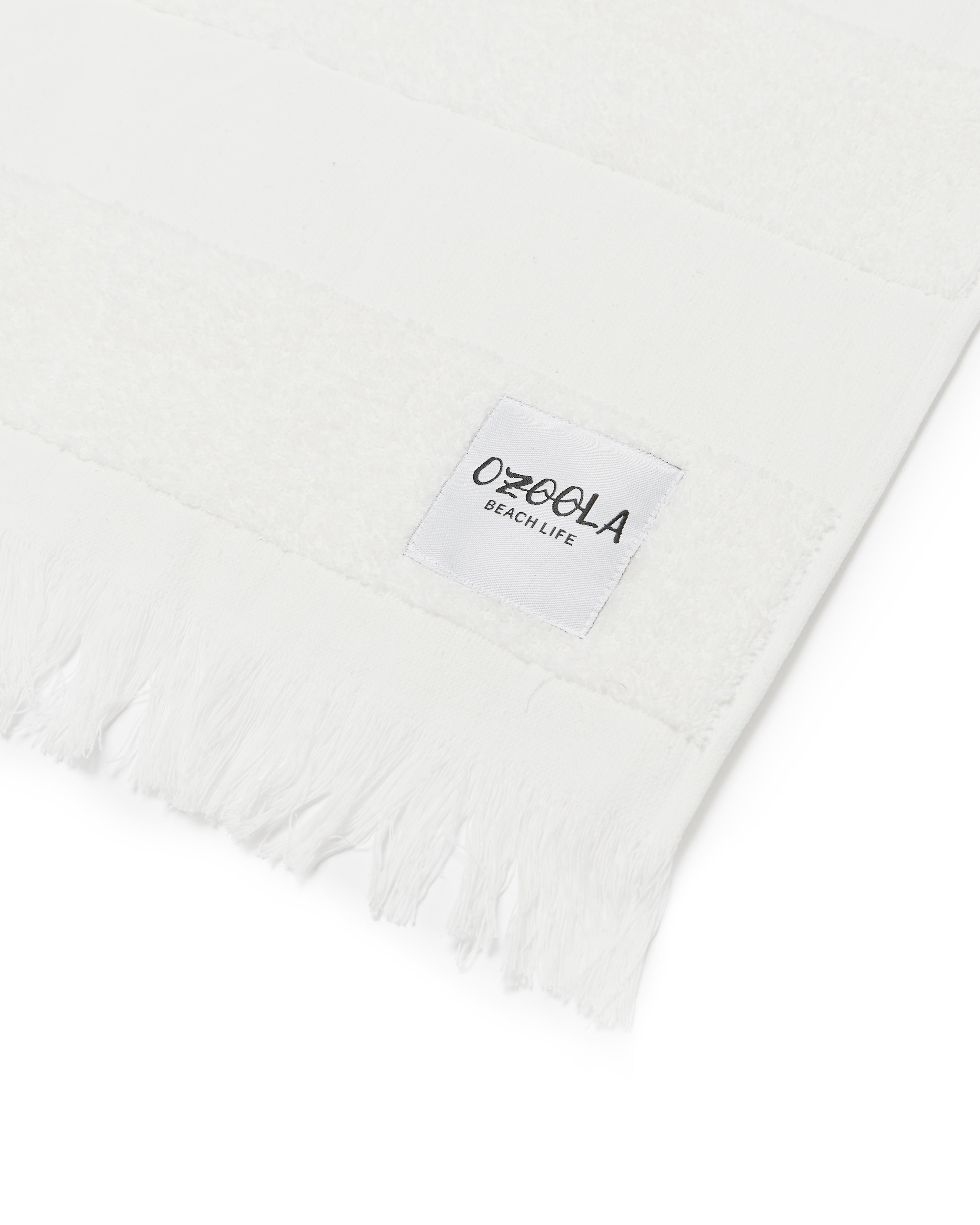 Pool To Beach Towel- White Wash