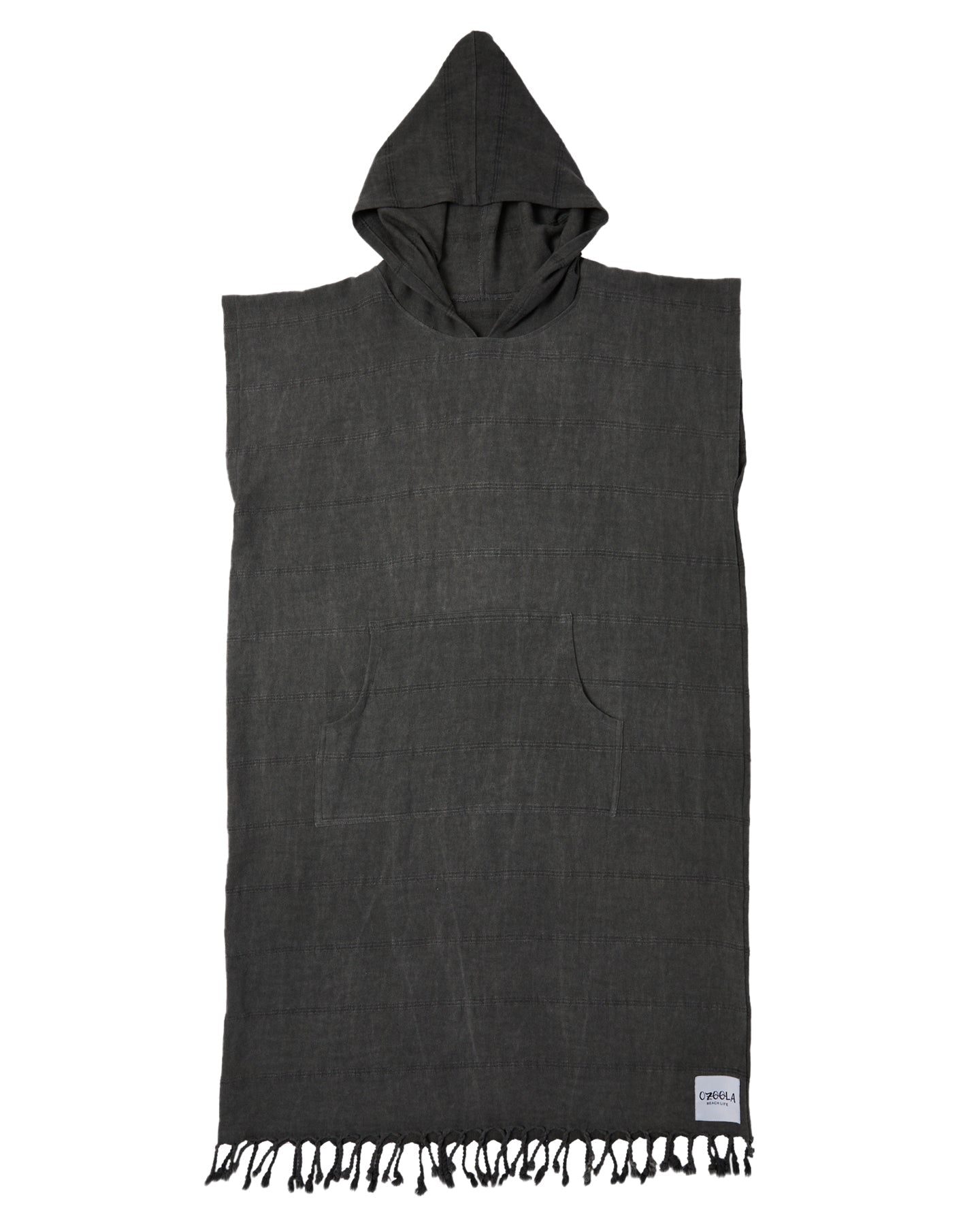 Surf Poncho - Charcoal