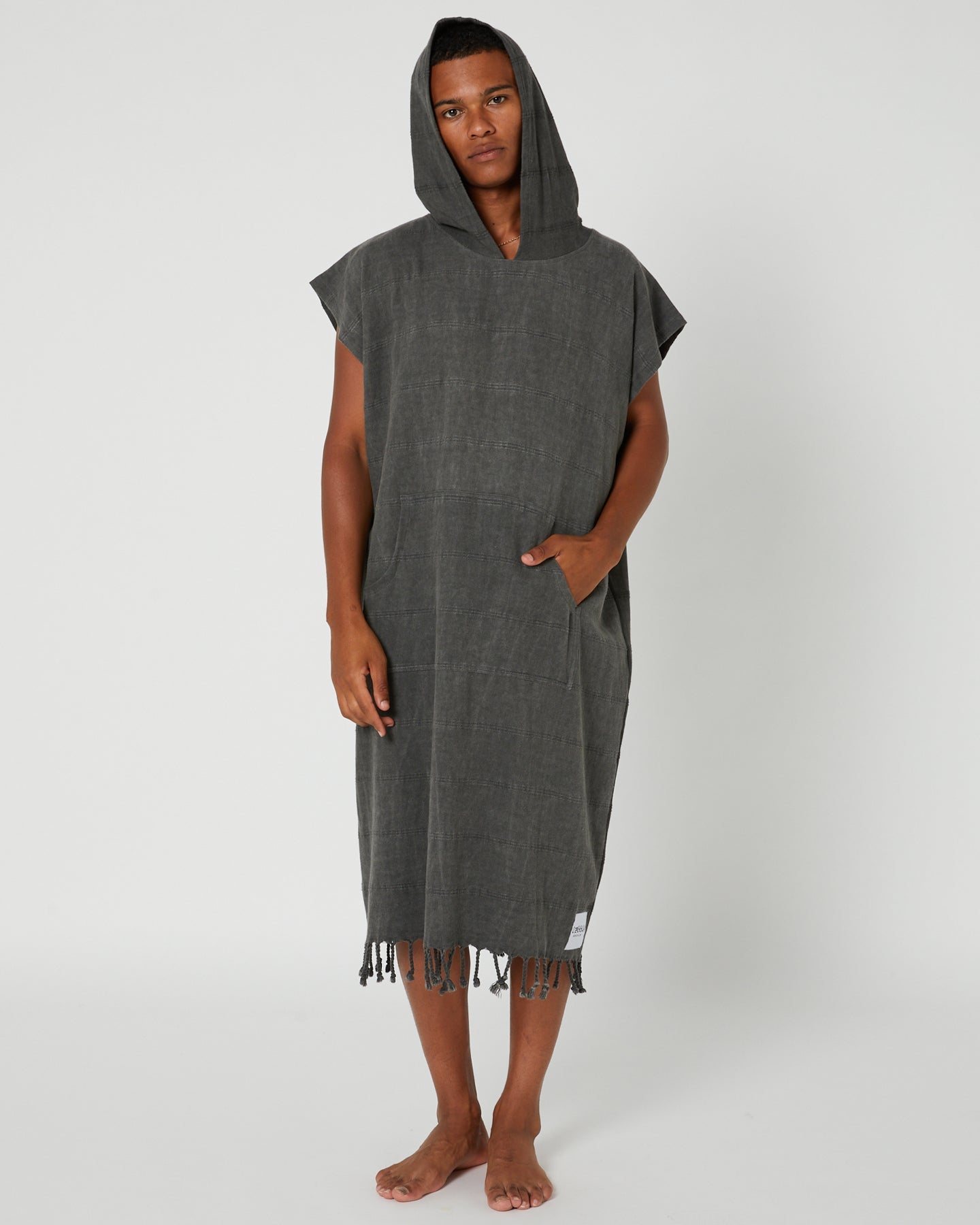 Surf Poncho - Charcoal