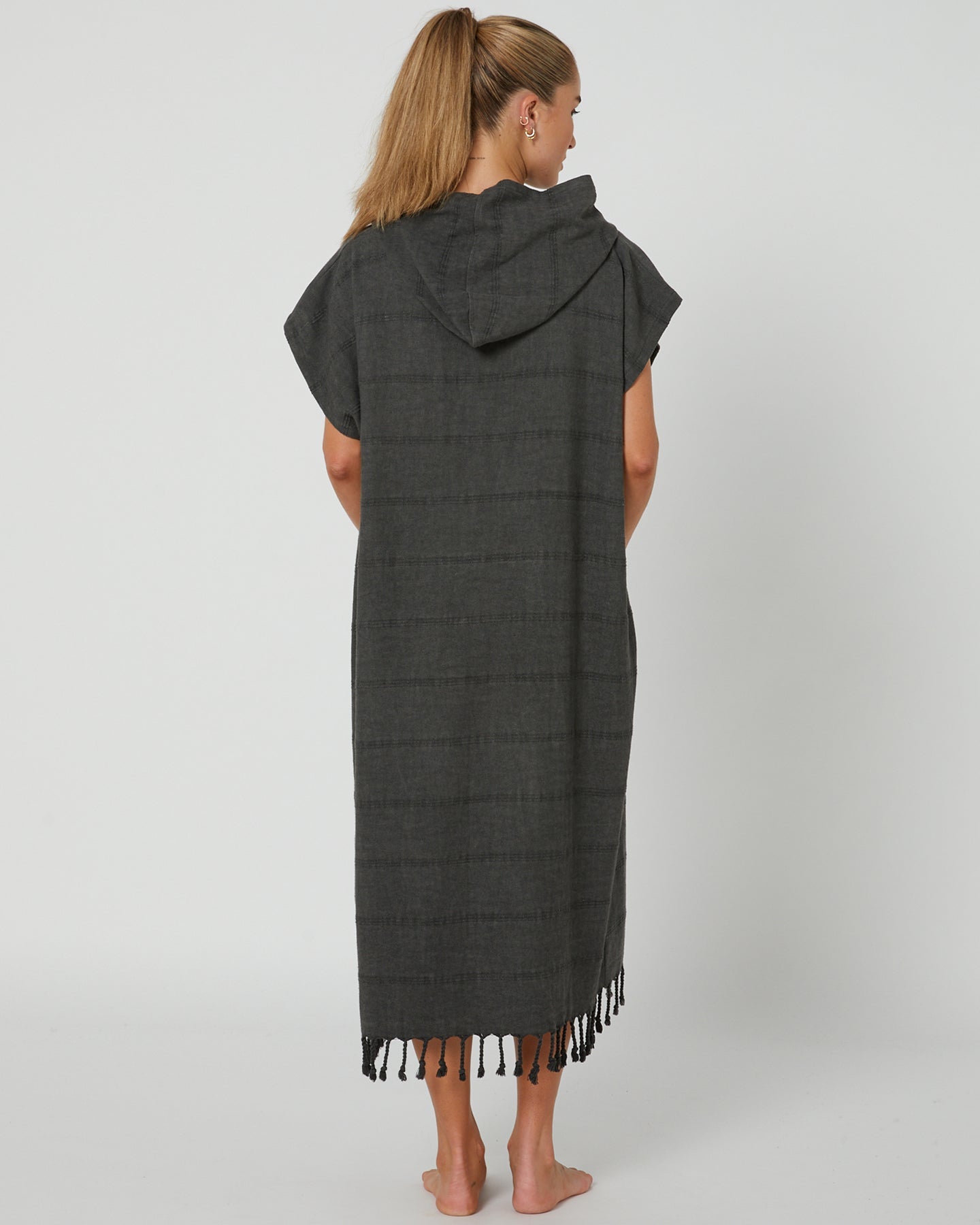 Surf Poncho - Charcoal