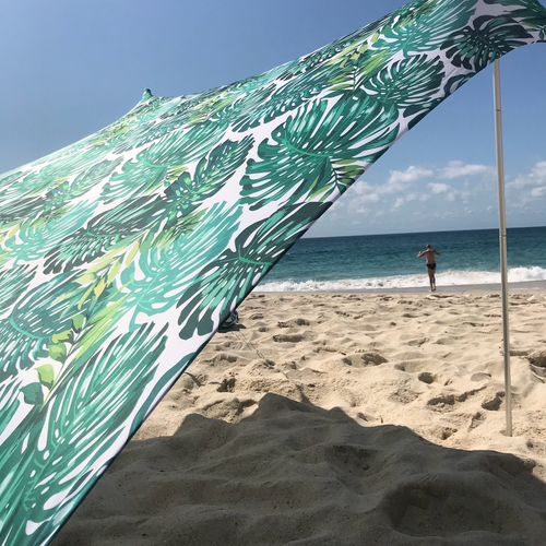 Ozoola beach tent is perfect for a beach holiday