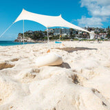 OZoola easy beach tent in peach