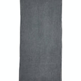 Ozoola Waffle full beach towel in charcoal