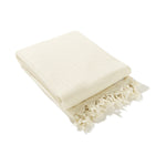 Ozoola tassles Bronte family beach blanket in natural