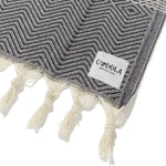 Ozoola Diamond family beach blanket in deep blue