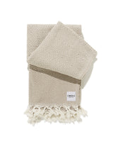 folded Diamond family beach blanket