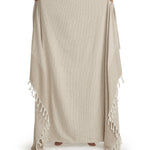 full Diamond family beach blanket in sand