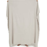 Ozoola full Waffle family beach blanket in sand