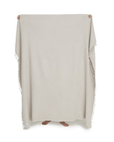 Ozoola full Waffle family beach blanket in sand