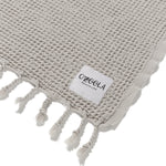 Ozoola tag Waffle family beach blanket in sand