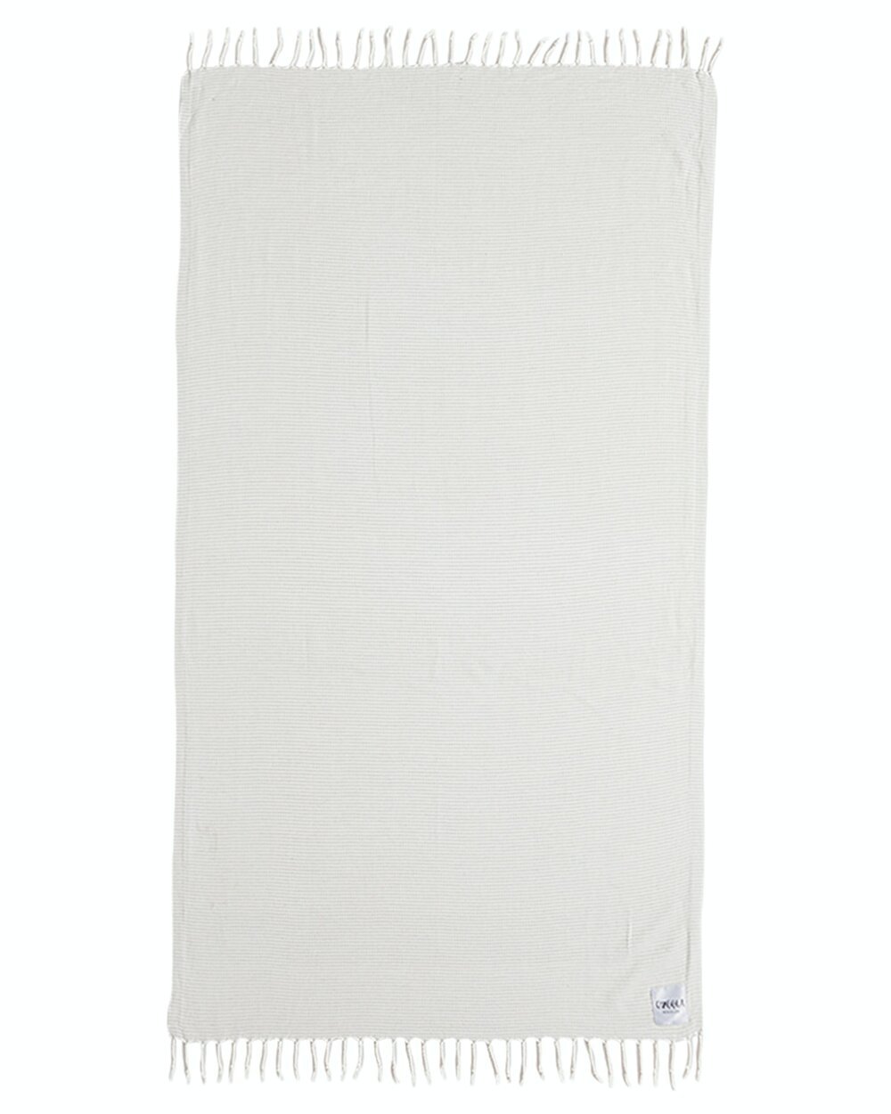 turkish cotton beach towel in grey