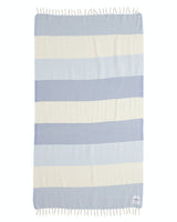 Ozoola Johnny Turkish beach towel in blue full