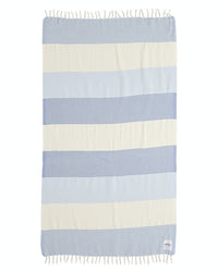 Ozoola Johnny Turkish beach towel in blue full