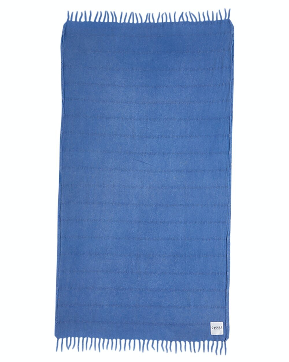 Ozoola Turkish beach towel in blue stonewash full