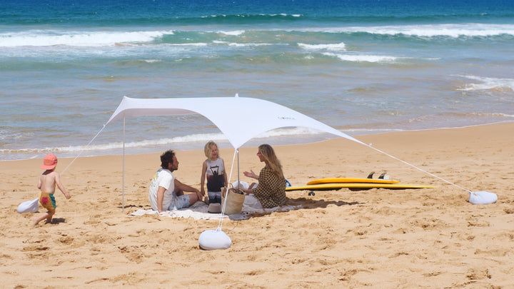 NEW Family Size Wave Break Beach Tent