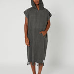 Surf Poncho - Charcoal